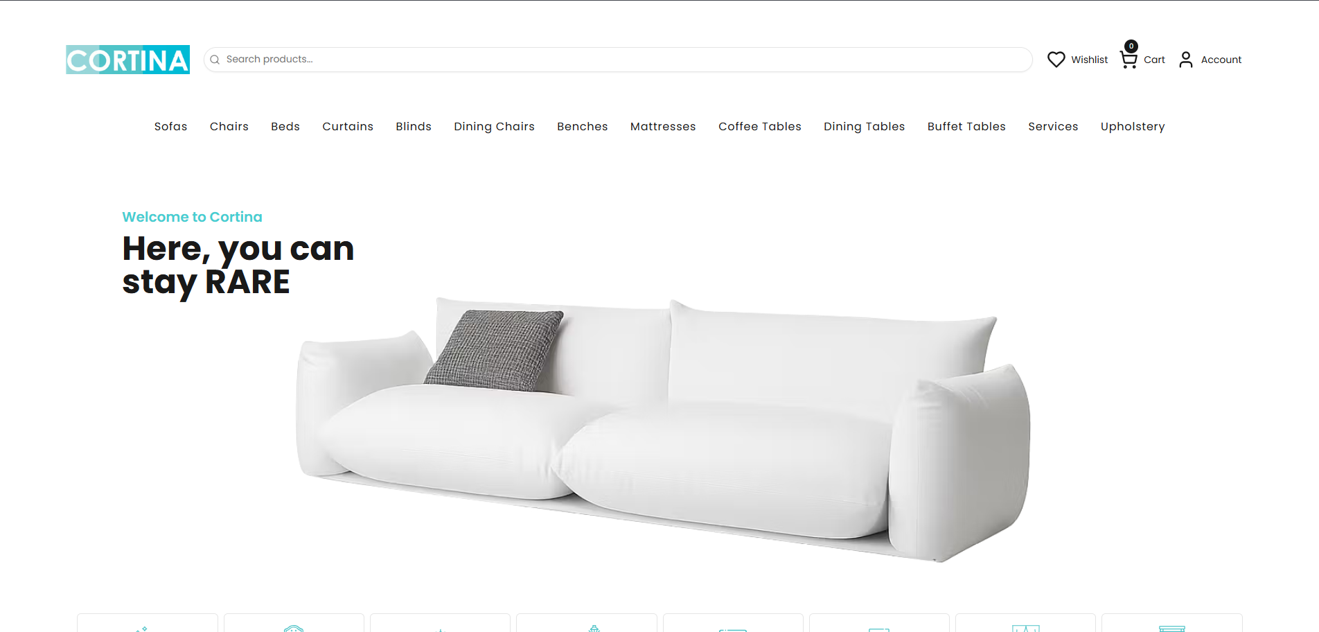 Cortina — furniture e-commerce