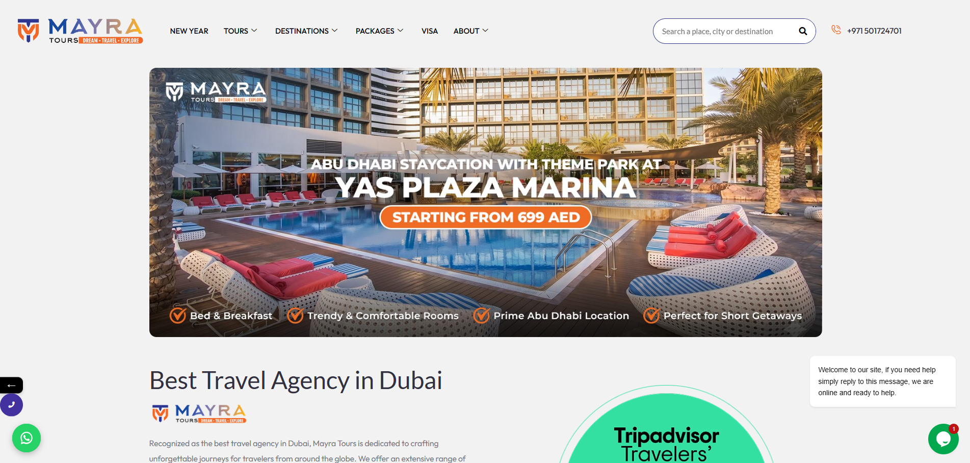 Mayra Tours — travel agency Dubai